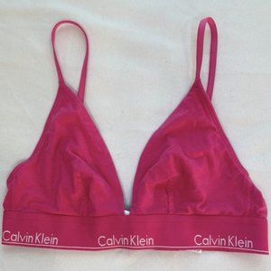 Calvin Klein pink bralette like new